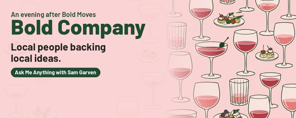 Cocktails and canapes at Bold Company